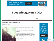 Tablet Screenshot of foodbloggeronadiet.com